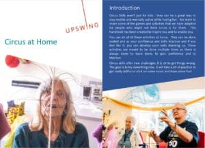 A screen-shot of the Circus At Home PDF Download